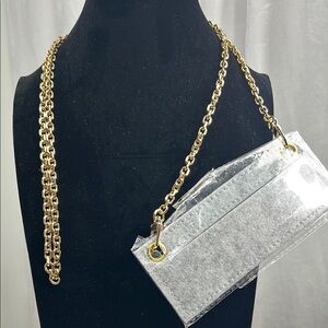 Elegant Clear Chain Shoulder Bag